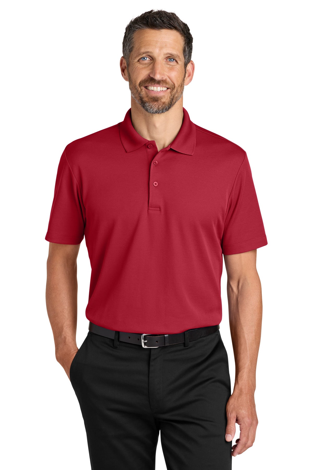 Port Authority® Plaited Pique Polo