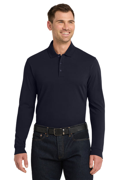 Port Authority® EZCotton® Long Sleeve Polo