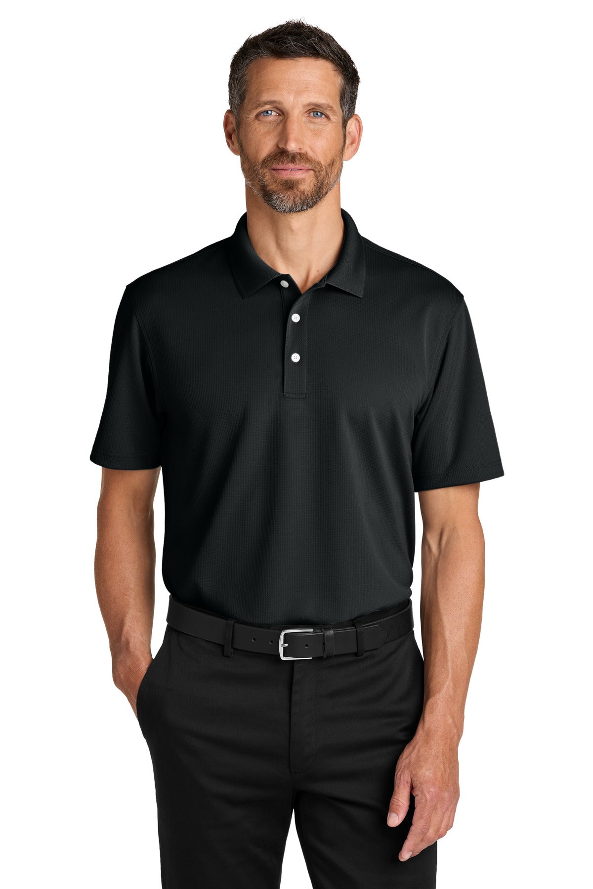 Port Authority® Dry Zone® Stain-Release Grid Polo