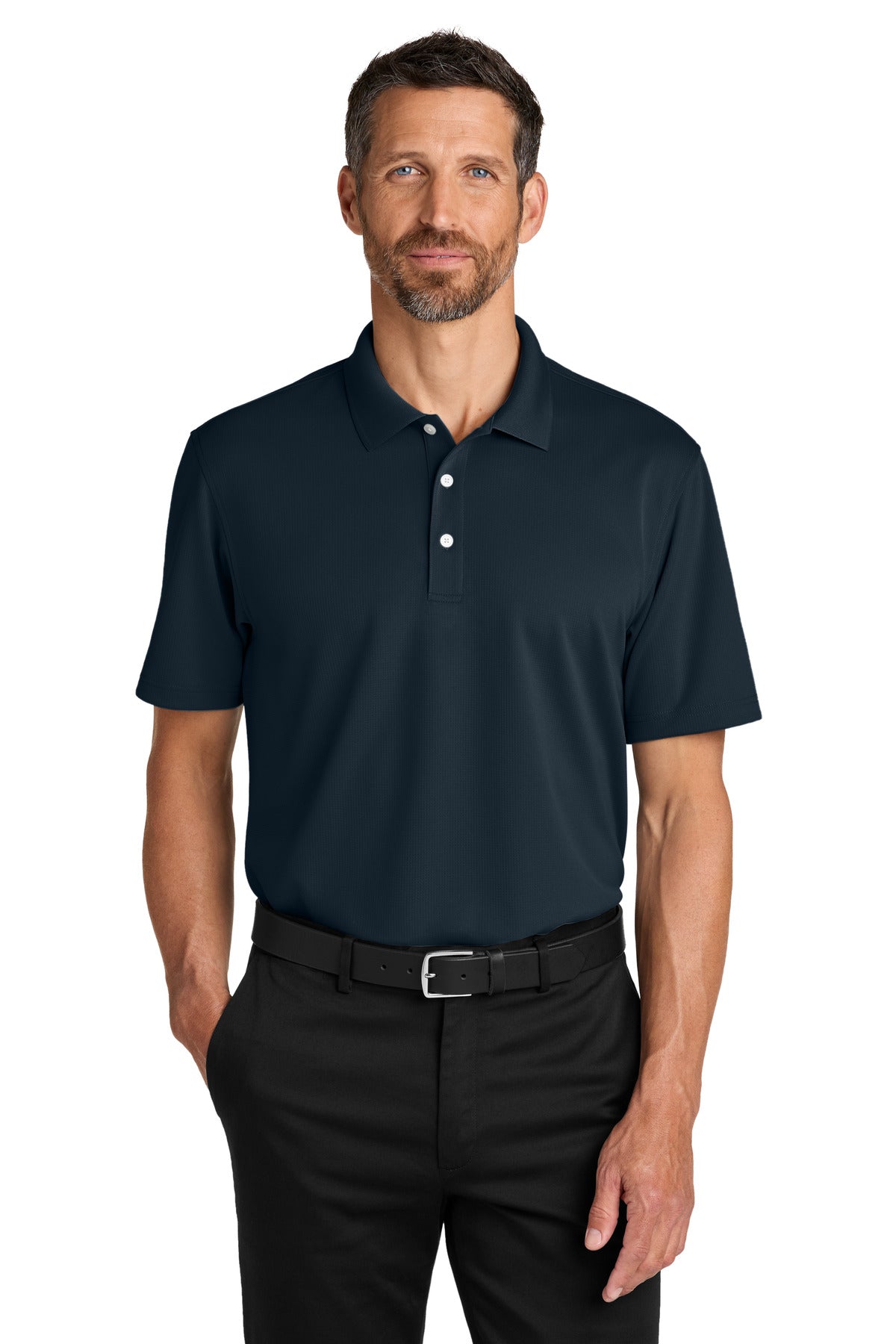 Port Authority® Dry Zone® Stain-Release Grid Polo