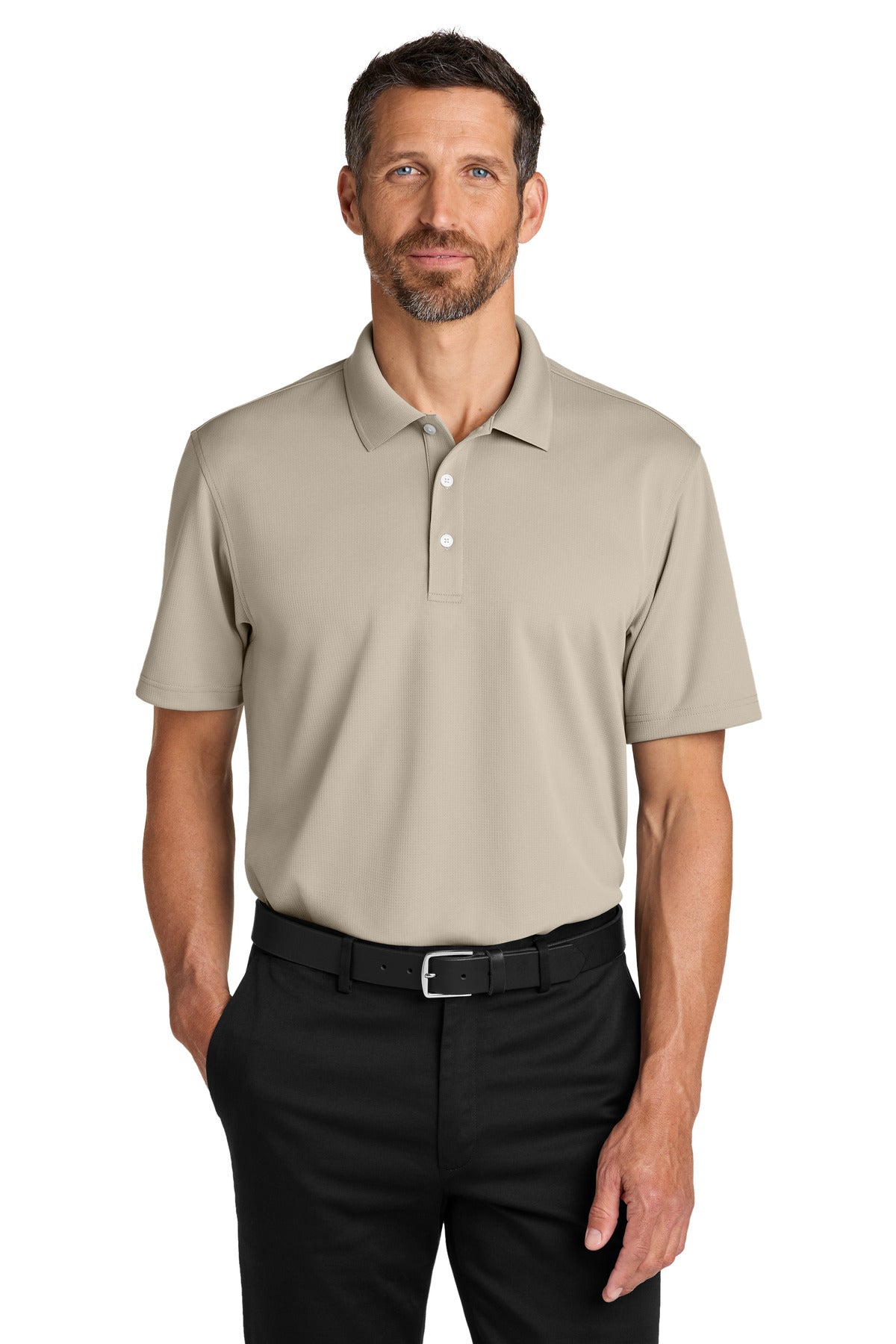 Port Authority® Dry Zone® Stain-Release Grid Polo