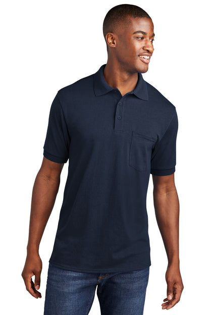 Port & Company? Core Blend Jersey Knit Pocket Polo. KP5