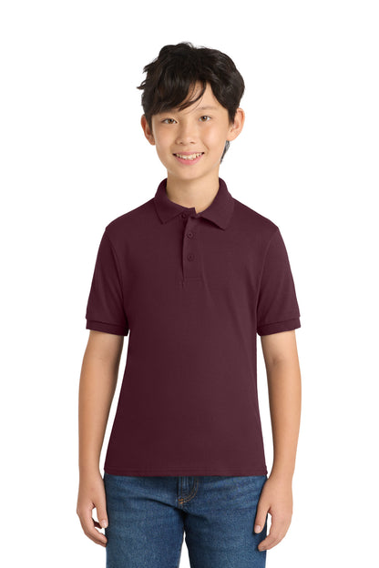 Port & Co™ Youth Core Blend Jersey Knit Polo