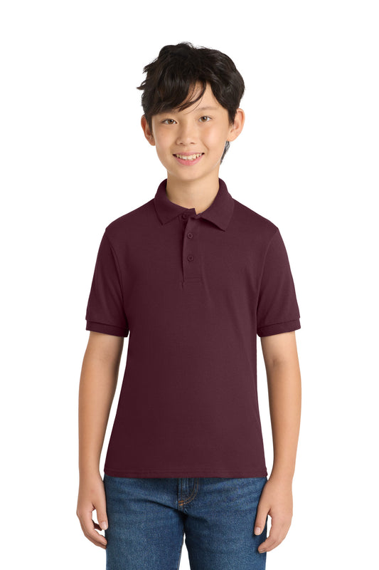 Port & Co™ Youth Core Blend Jersey Knit Polo