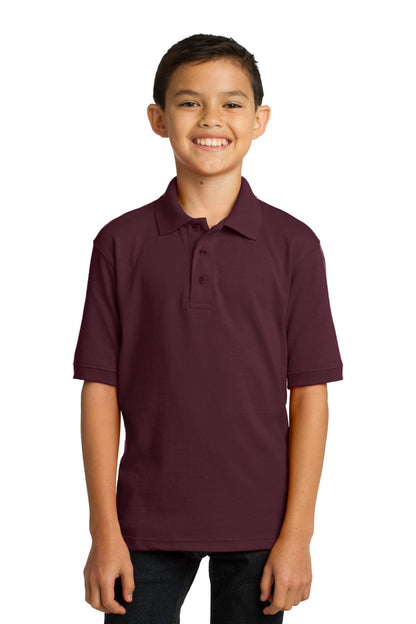 Port & Company? Youth Core Blend Jersey Knit Polo. KP55