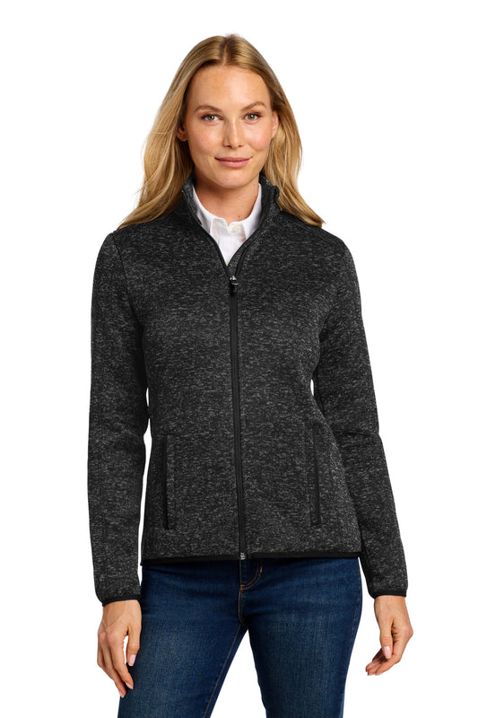 Port Authority® Women's Sweater Fleece Jacket