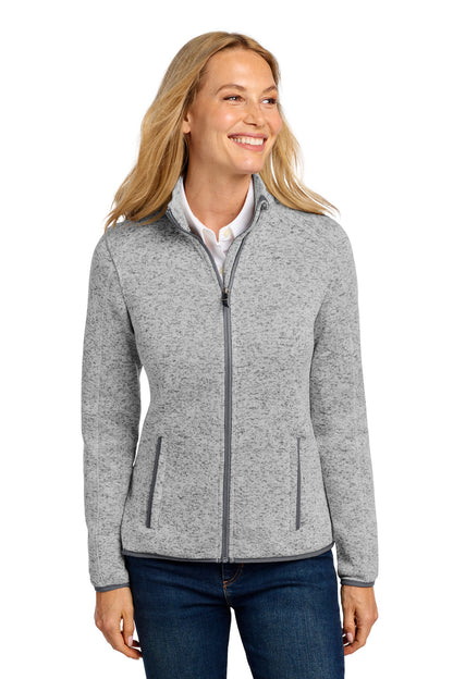 Port Authority® Women's Sweater Fleece Jacket