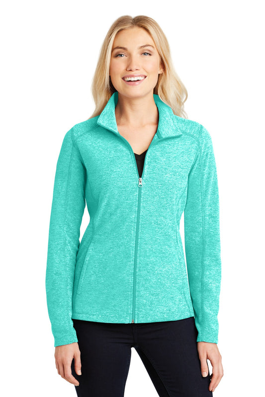 Port Authority? Women's Heather Microfleece Full-Zip Ja