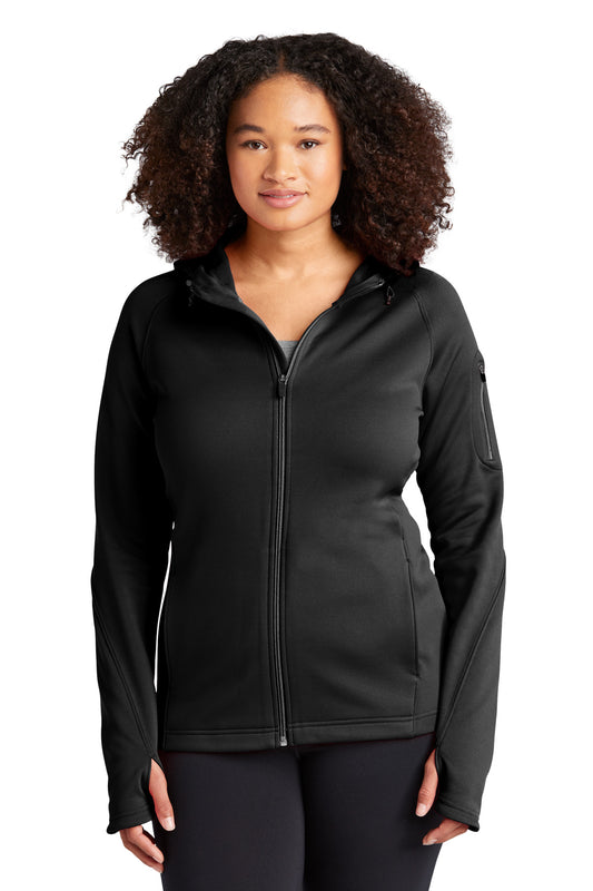 Sport-Tek? Women's Tech Fleece Full-Zip Hooded Jacket.