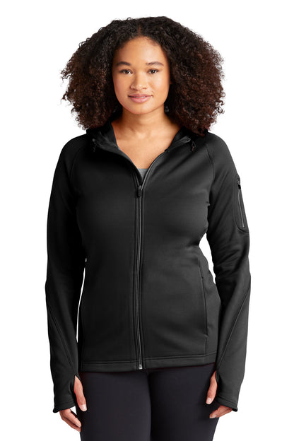 Sport-Tek? Women's Tech Fleece Full-Zip Hooded Jacket.