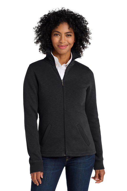 Port Authority? Women's Slub Fleece Full-Zip Jacket. L2