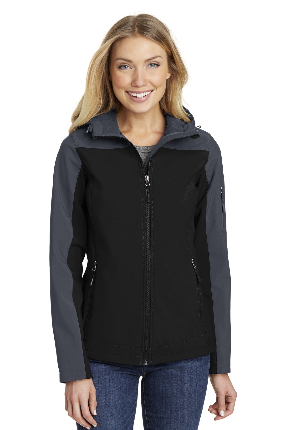 Port Authority? Women's Hooded Core Soft Shell Jacket.