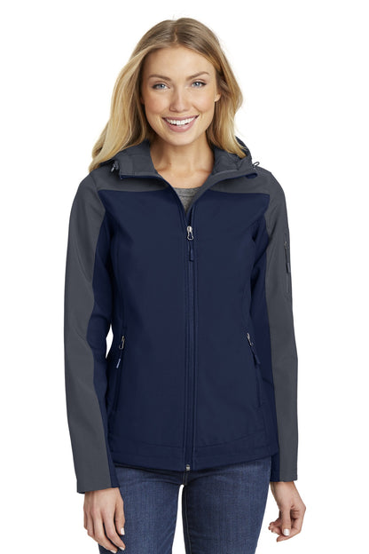 Port Authority? Women's Hooded Core Soft Shell Jacket.