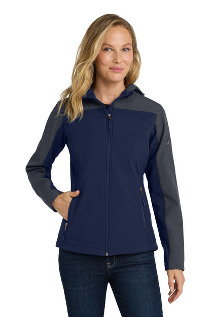 Port Authority® Women's Hooded Core Soft Shell Jacket