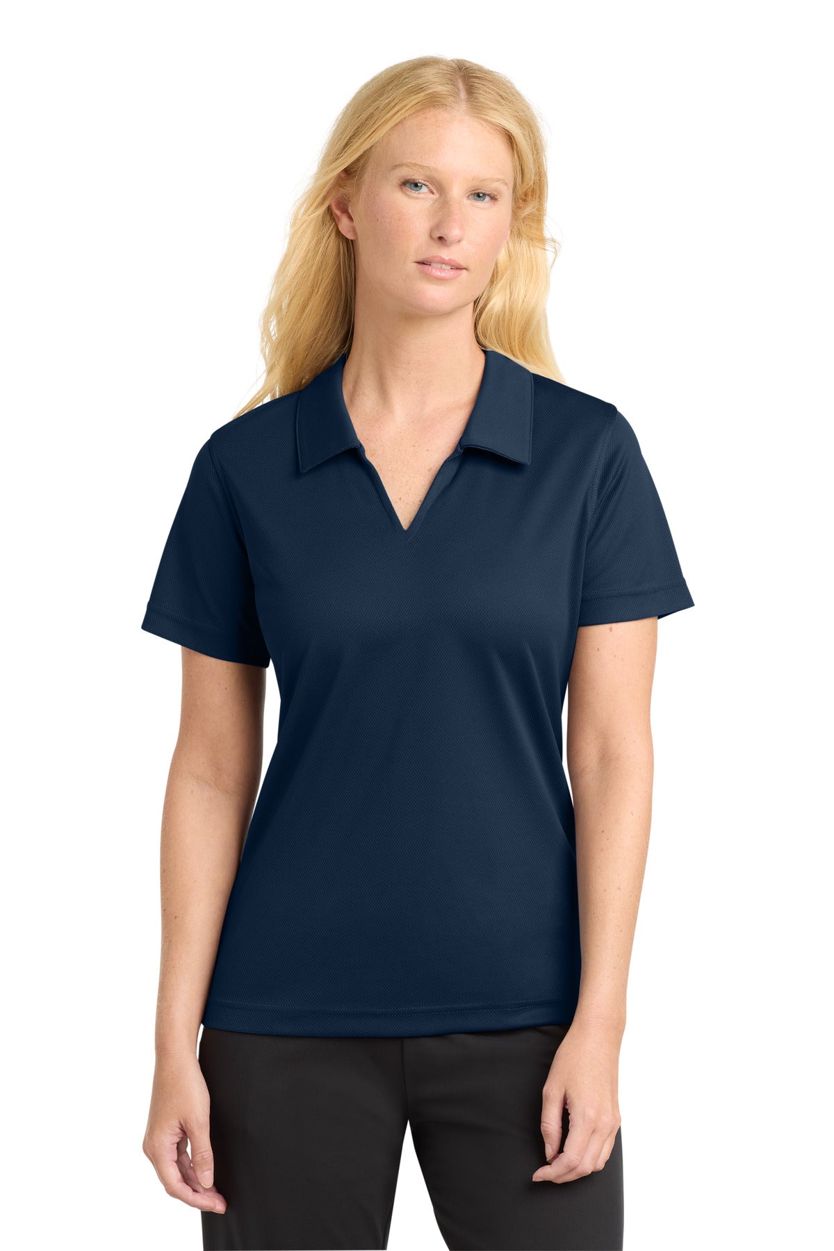 Sport-Tek® Women's Dri-Mesh® V-Neck Polo