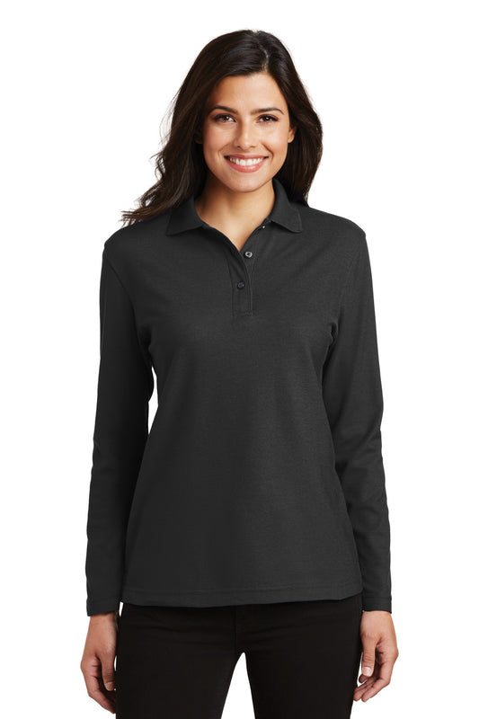 Port Authority? Women's Silk Touch? Long Sleeve Polo.