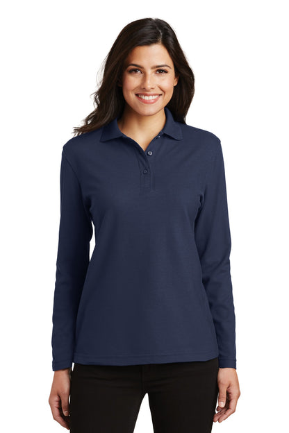 Port Authority? Women's Silk Touch? Long Sleeve Polo.