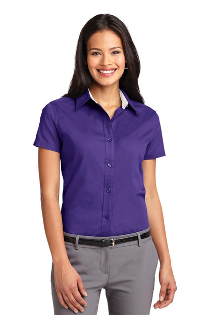Port Authority? Women's Short Sleeve Easy Care  Shirt.