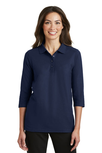 Port Authority? Women's Silk Touch? 3/4-Sleeve Polo. L5