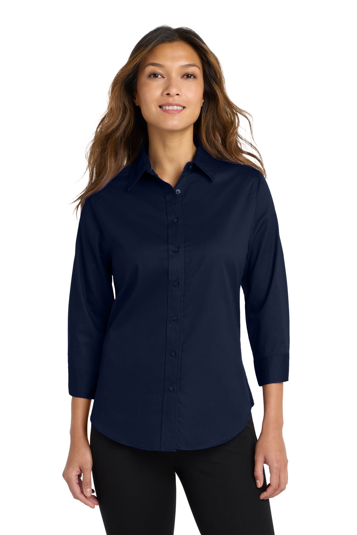 Port Authority® Women's 3/4-Sleeve Easy Care Shirt