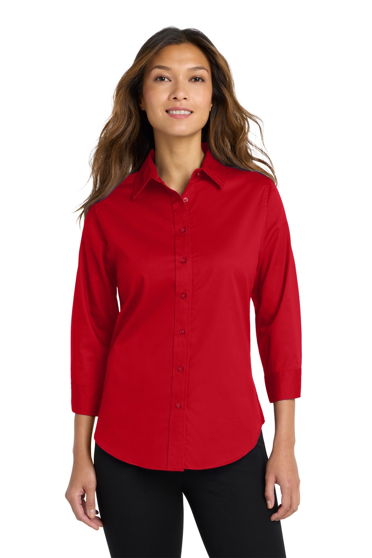 Port Authority® Women's 3/4-Sleeve Easy Care Shirt