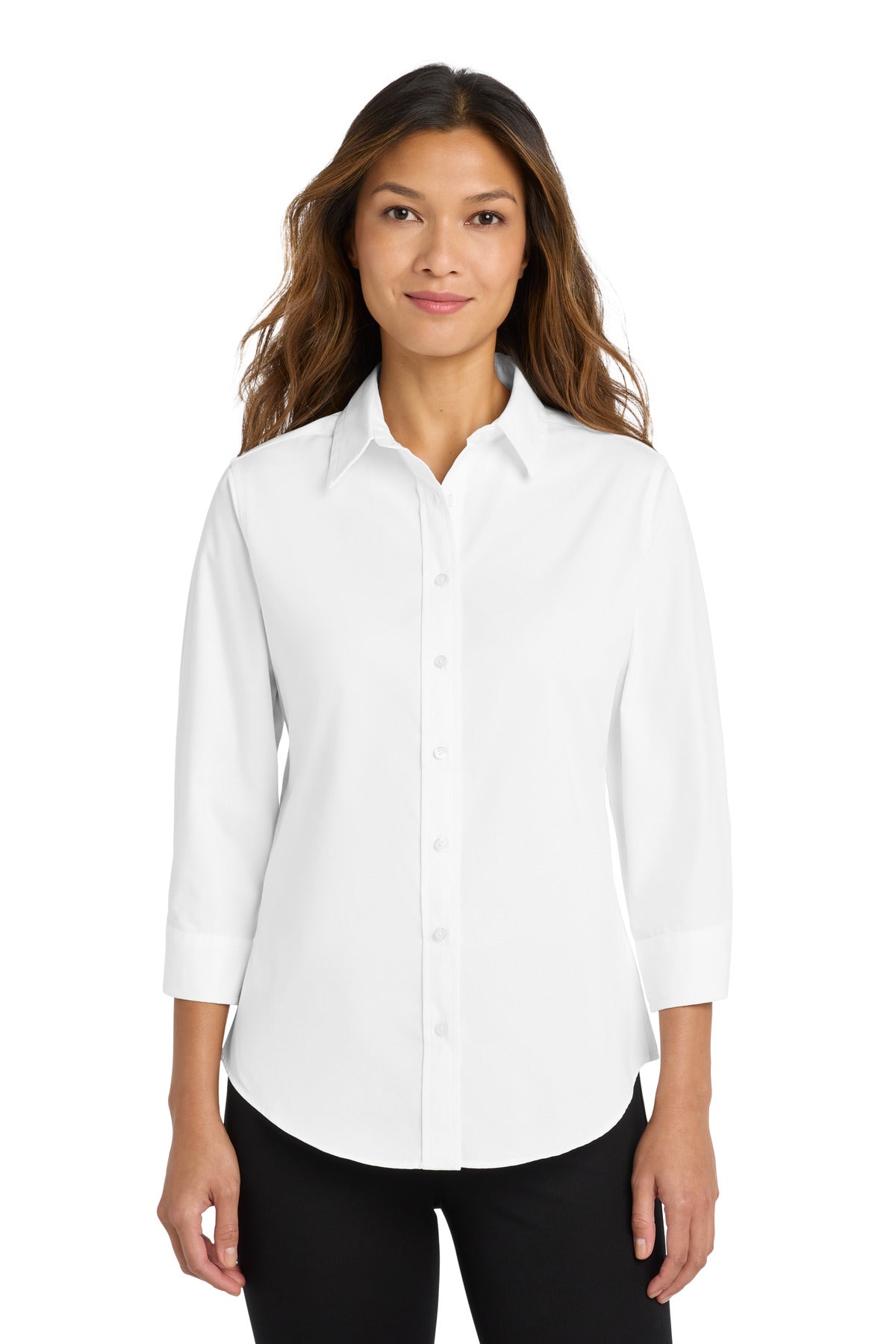 Port Authority® Women's 3/4-Sleeve Easy Care Shirt