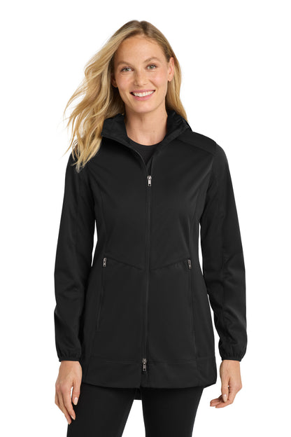 Port Authority® Women's Active Hooded Soft Shell Jacket