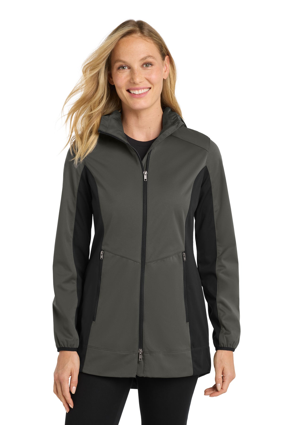Port Authority® Women's Active Hooded Soft Shell Jacket