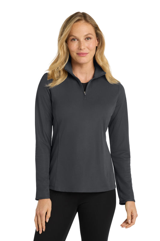 Port Authority® Women's Pinpoint Mesh 1/2-Zip