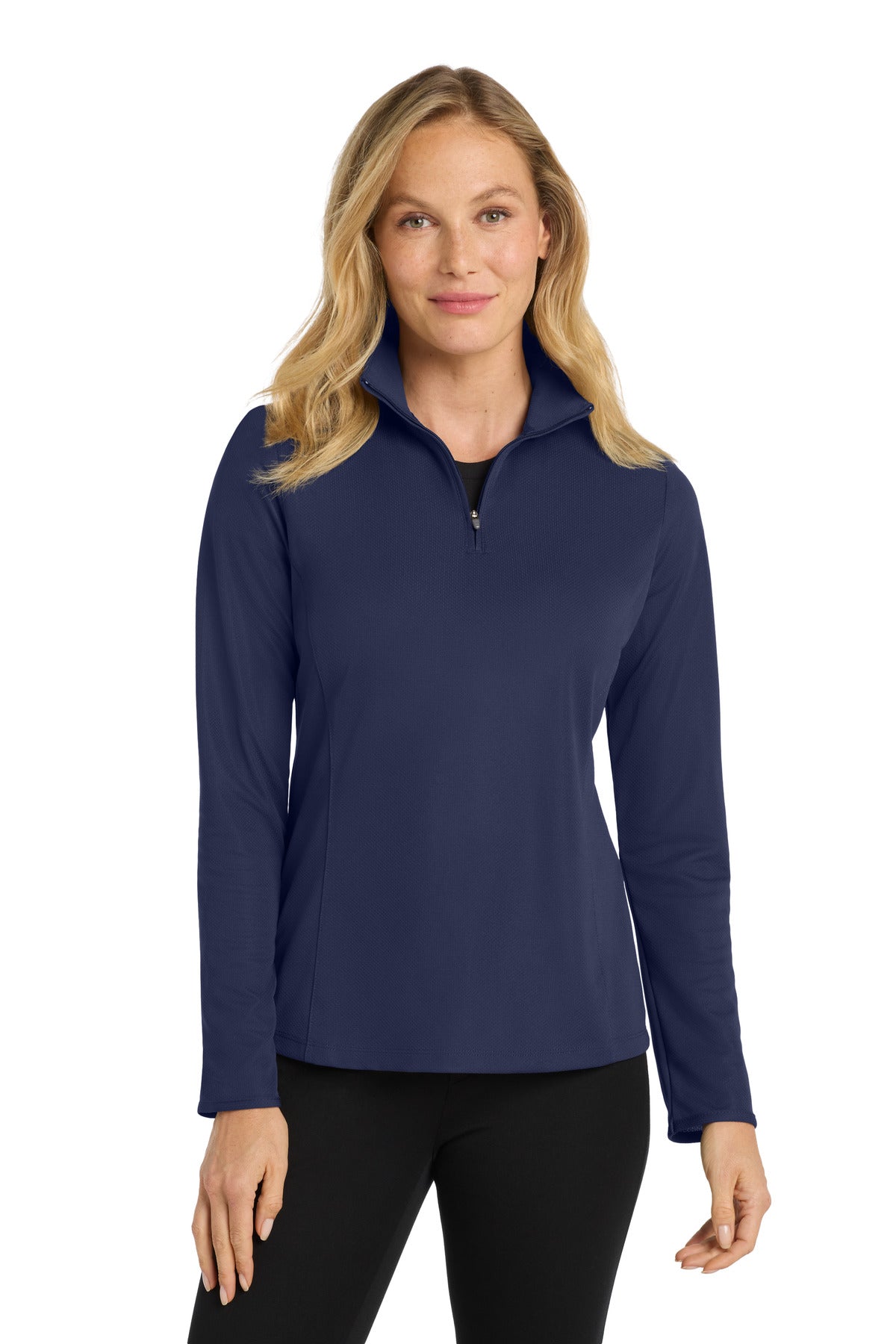 Port Authority® Women's Pinpoint Mesh 1/2-Zip