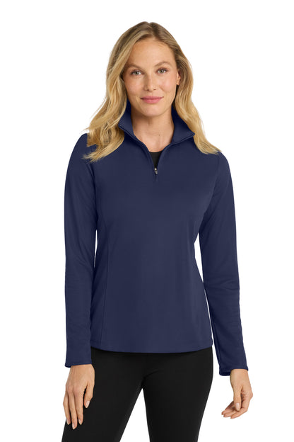 Port Authority® Women's Pinpoint Mesh 1/2-Zip