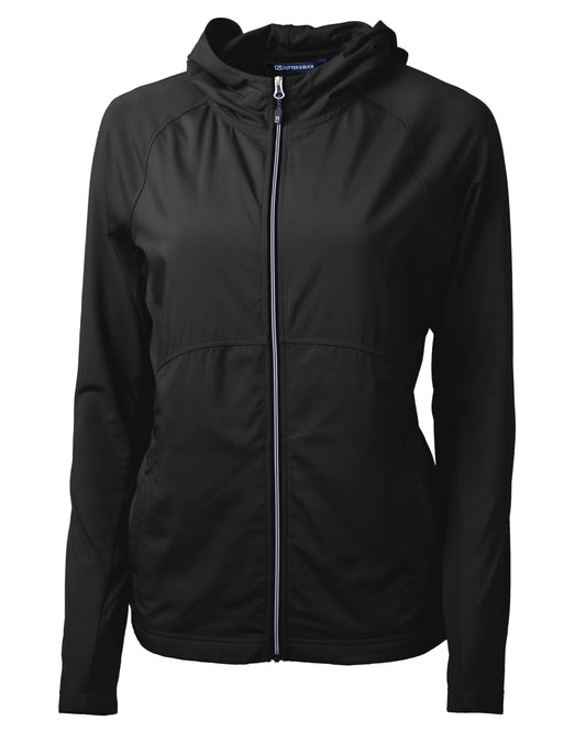 Cutter & Buck Adapt Recycled Soft Knit Stretch Womens Hybrid Full Zip Jacket