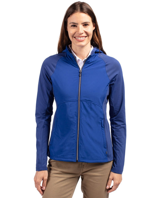 Cutter & Buck Adapt Eco Knit Hybrid Recycled Womens Full Zip Jacket - LCC00008