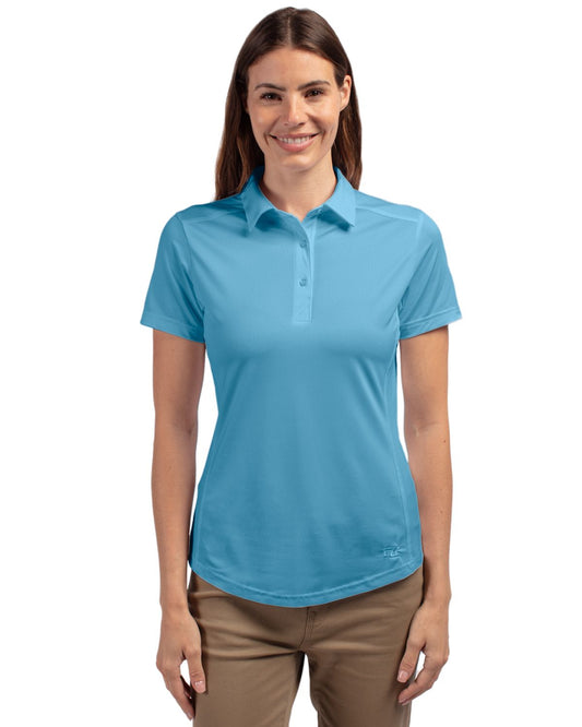 Cutter & Buck Prospect Eco Textured Stretch Recycled Womens Short Sleeve Polo - LCK00111