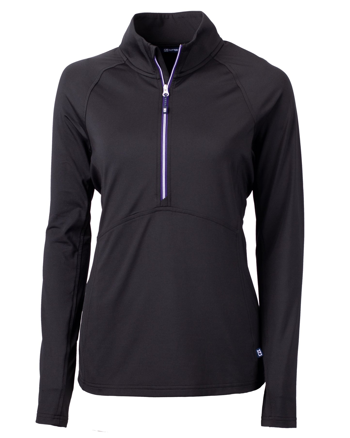 Cutter & Buck Adapt Recycled Soft Knit Stretch Womens Half Zip Pullover