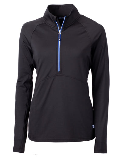 Cutter & Buck Adapt Recycled Soft Knit Stretch Womens Half Zip Pullover