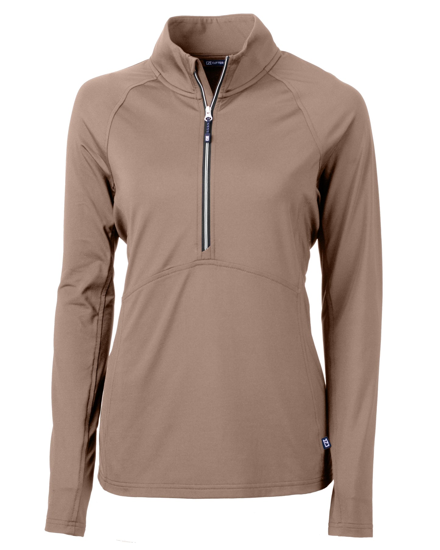 Cutter & Buck Adapt Recycled Soft Knit Stretch Womens Half Zip Pullover