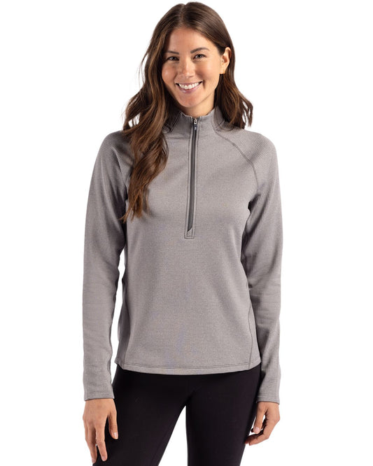 Cutter & Buck Peshastin Fleece Recycled Womens Half Zip Pullover - LCK00182