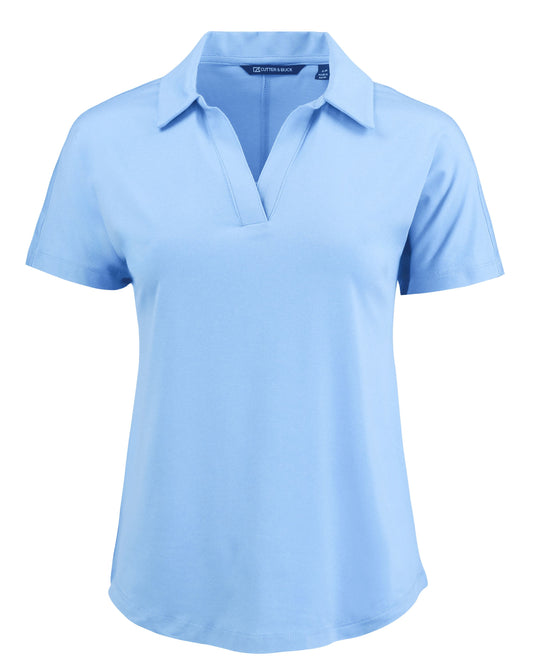 Cutter & Buck Coastline Recycled Double Peached Womens Dolman Polo