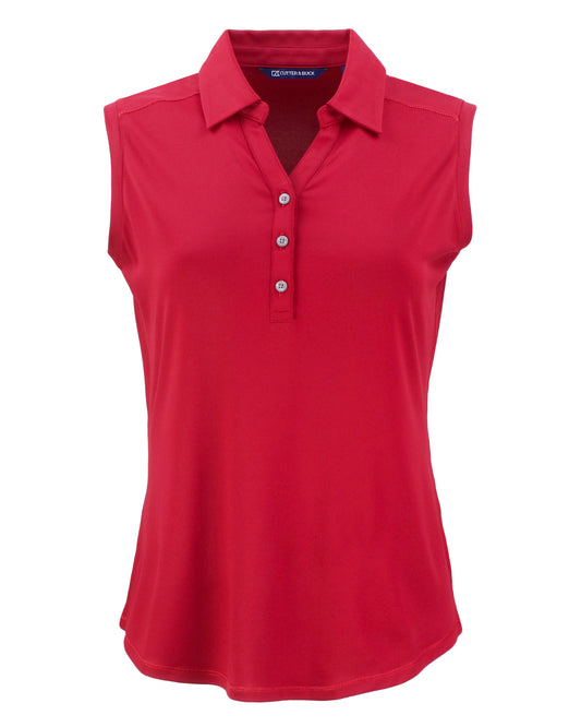 Cutter & Buck Forge Recycled Four-Way Stretch Womens Sleeveless Polo