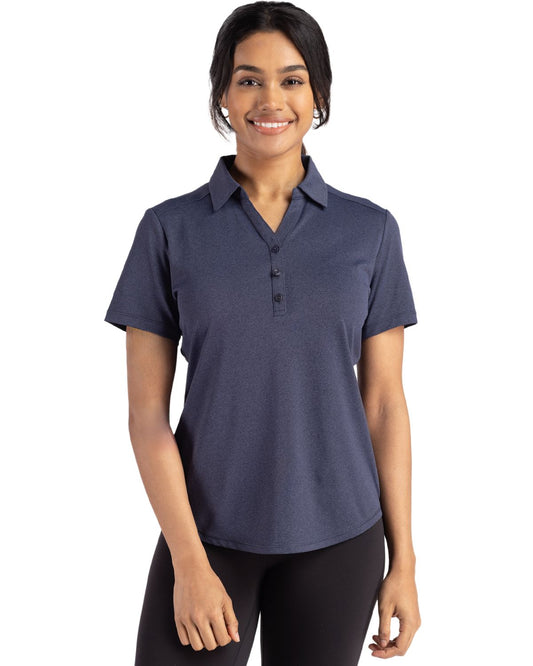 Cutter & Buck Forge Eco Stretch Recycled Womens Short Sleeve Polo - LCK00199