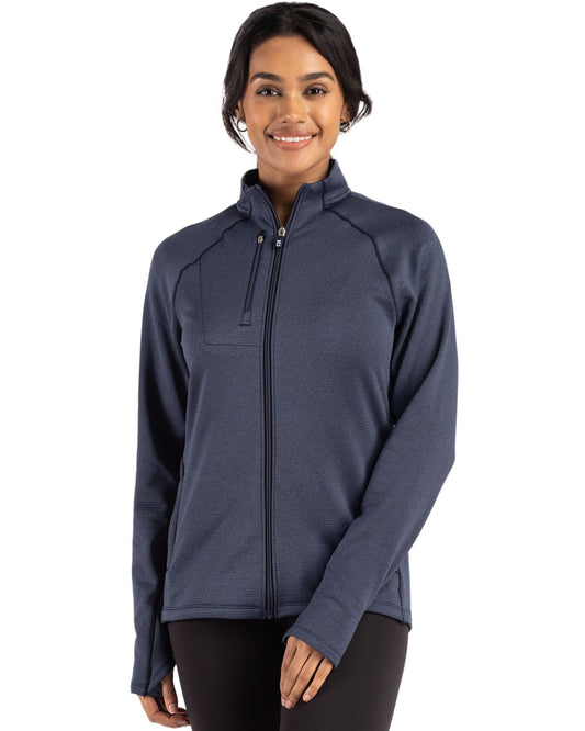Cutter & Buck Peshastin Fleece Recycled Womens Full Zip Jacket - LCK00200
