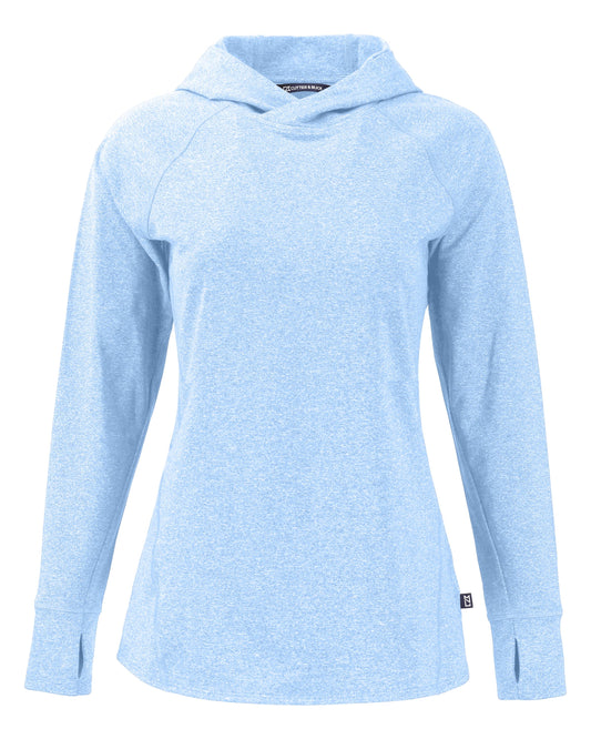 Cutter & Buck Adapt Recycled Soft Knit Stretch Womens Hooded Pullover