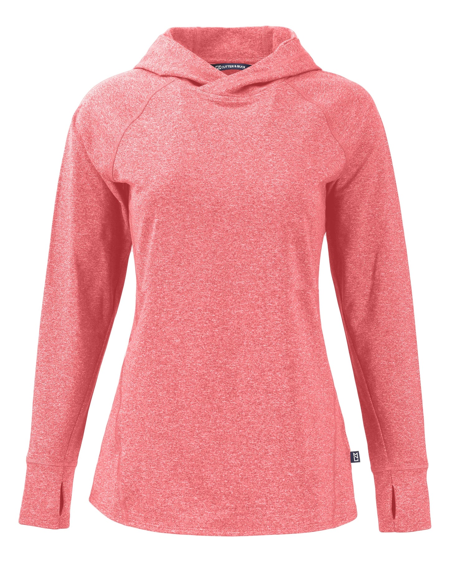 Cutter & Buck Adapt Recycled Soft Knit Stretch Womens Hooded Pullover