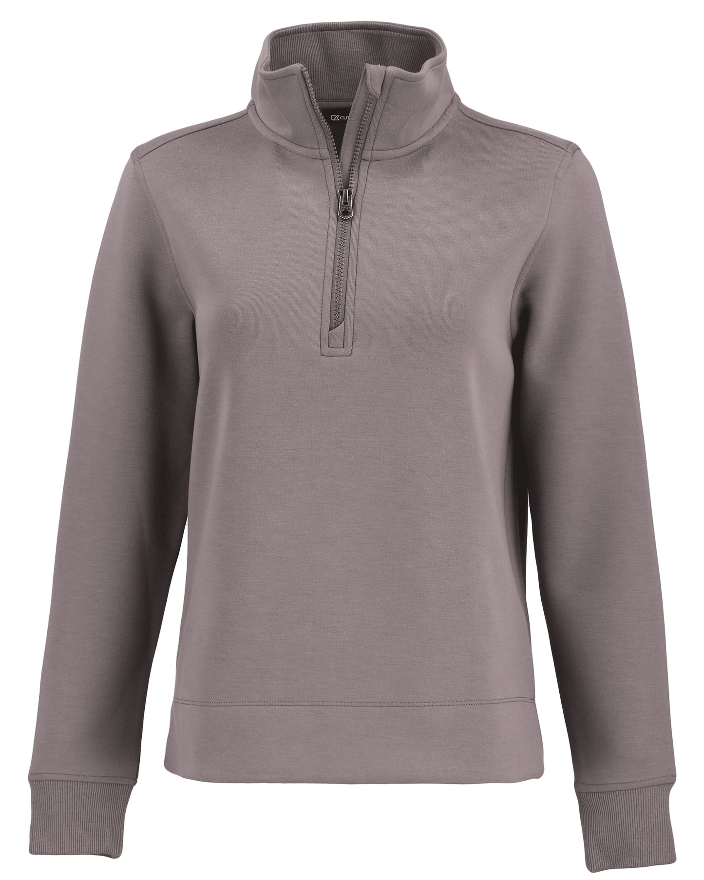 Cutter & Buck Roam Recycled Buttery-Soft Knit Womens Quarter Zip Pullover