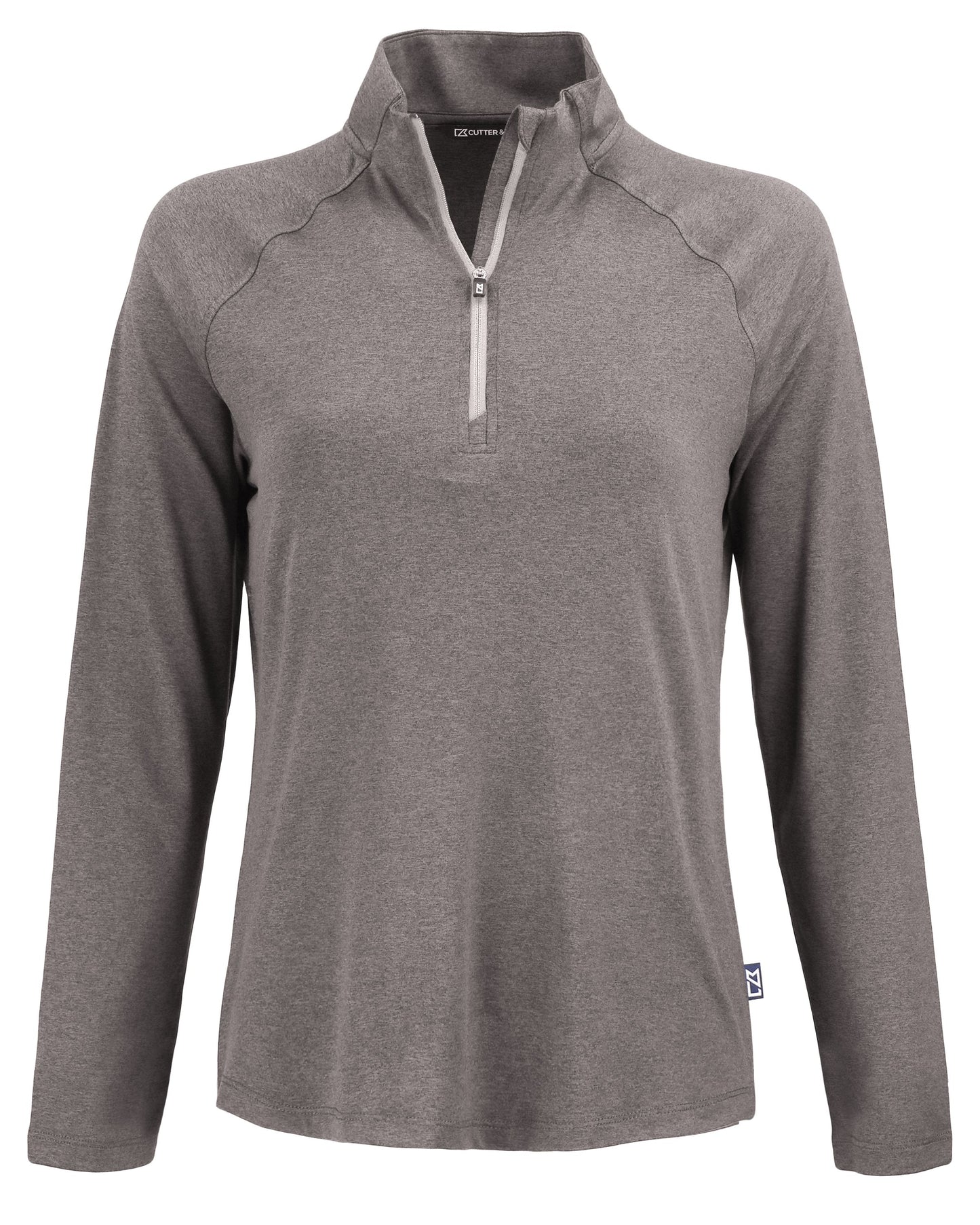 Cutter & Buck Coastline Recycled Double Peached Womens Quarter Zip Pullover