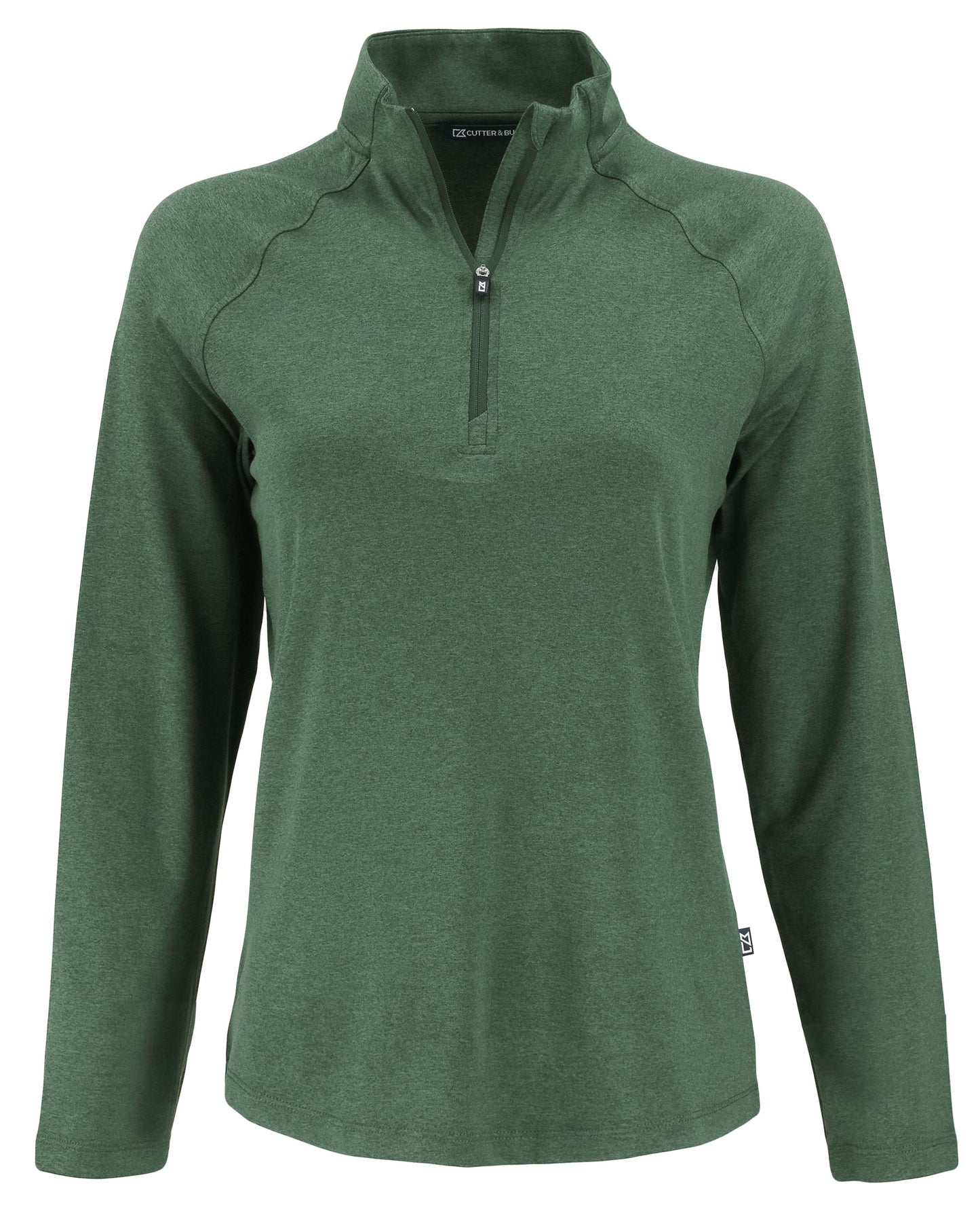 Cutter & Buck Coastline Recycled Double Peached Womens Quarter Zip Pullover