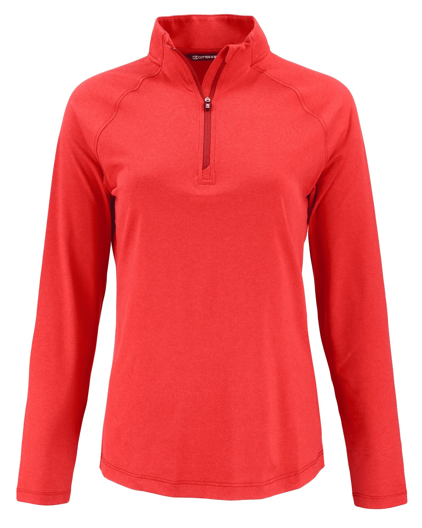 Cutter & Buck Coastline Recycled Double Peached Womens Quarter Zip Pullover