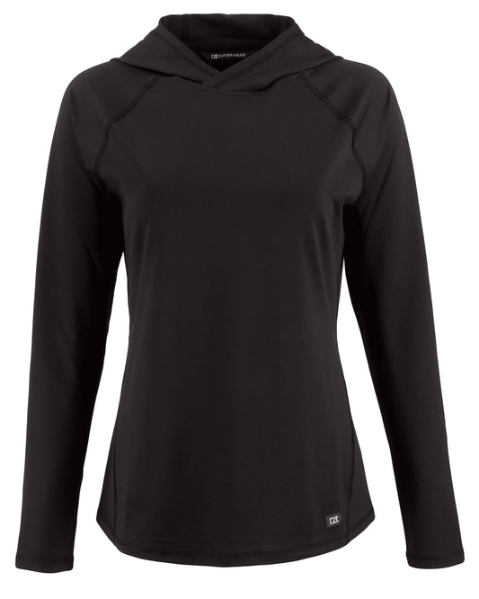Cutter & Buck Prospect Recycled Featherlight Stretch Womens Hooded Pullover