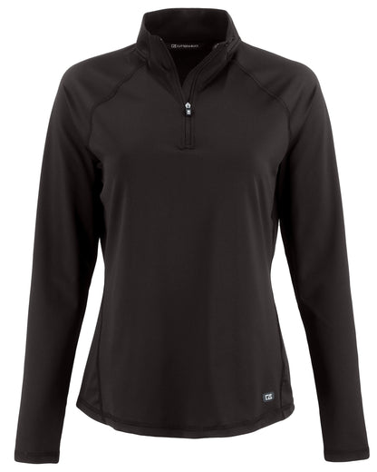 Cutter & Buck Prospect Recycled Featherlight Stretch Womens Quarter Zip